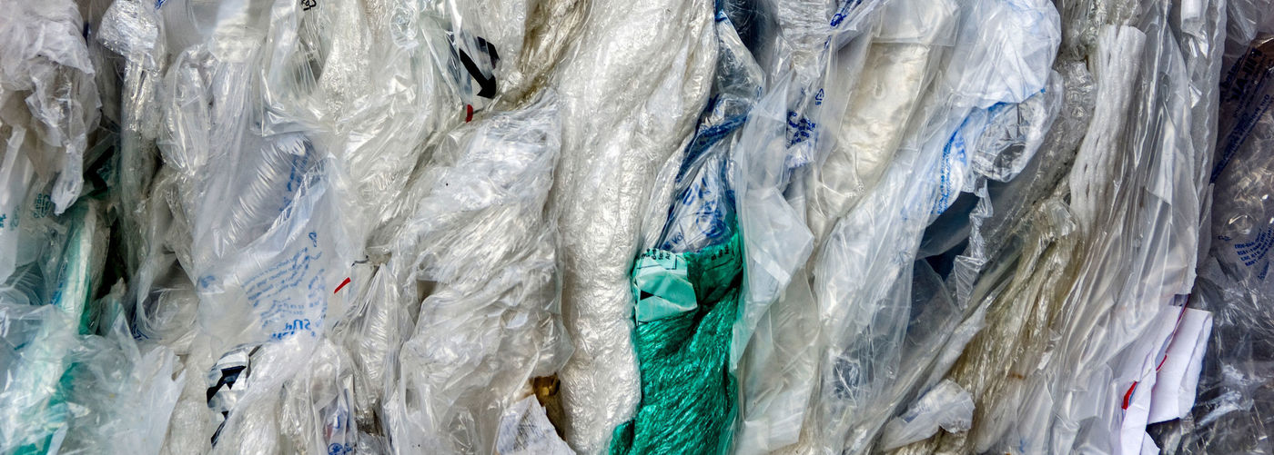 Compressed plastic waste