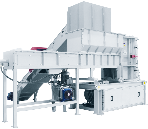 Polyplex Shredder-Granulator Combination