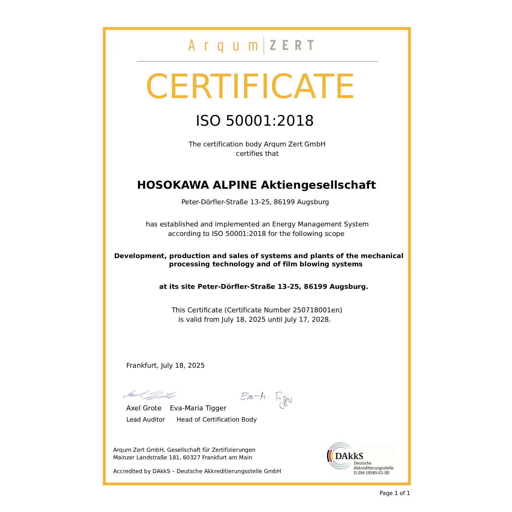 Energy Management Certificate