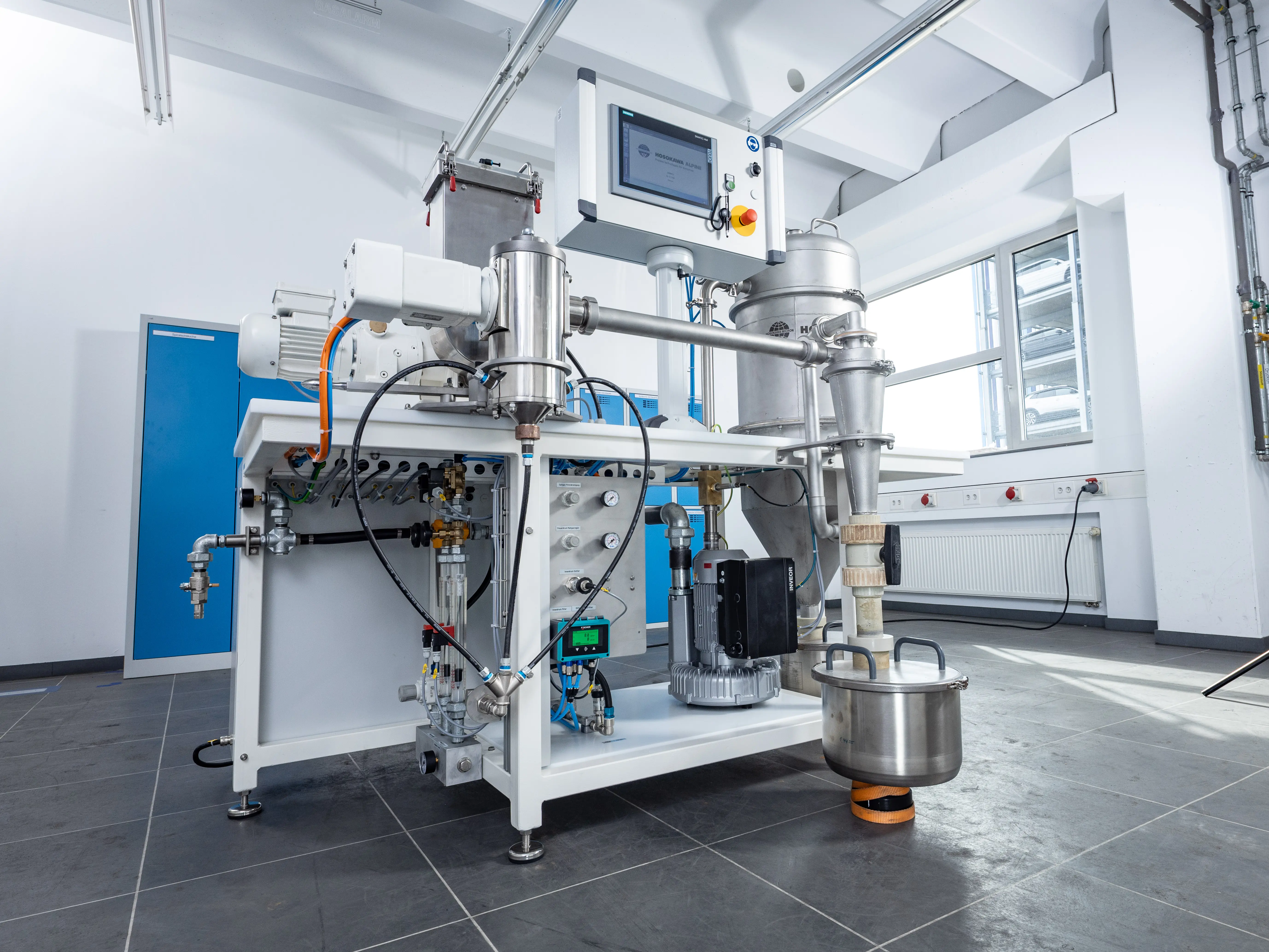 Modernised plant after retrofit