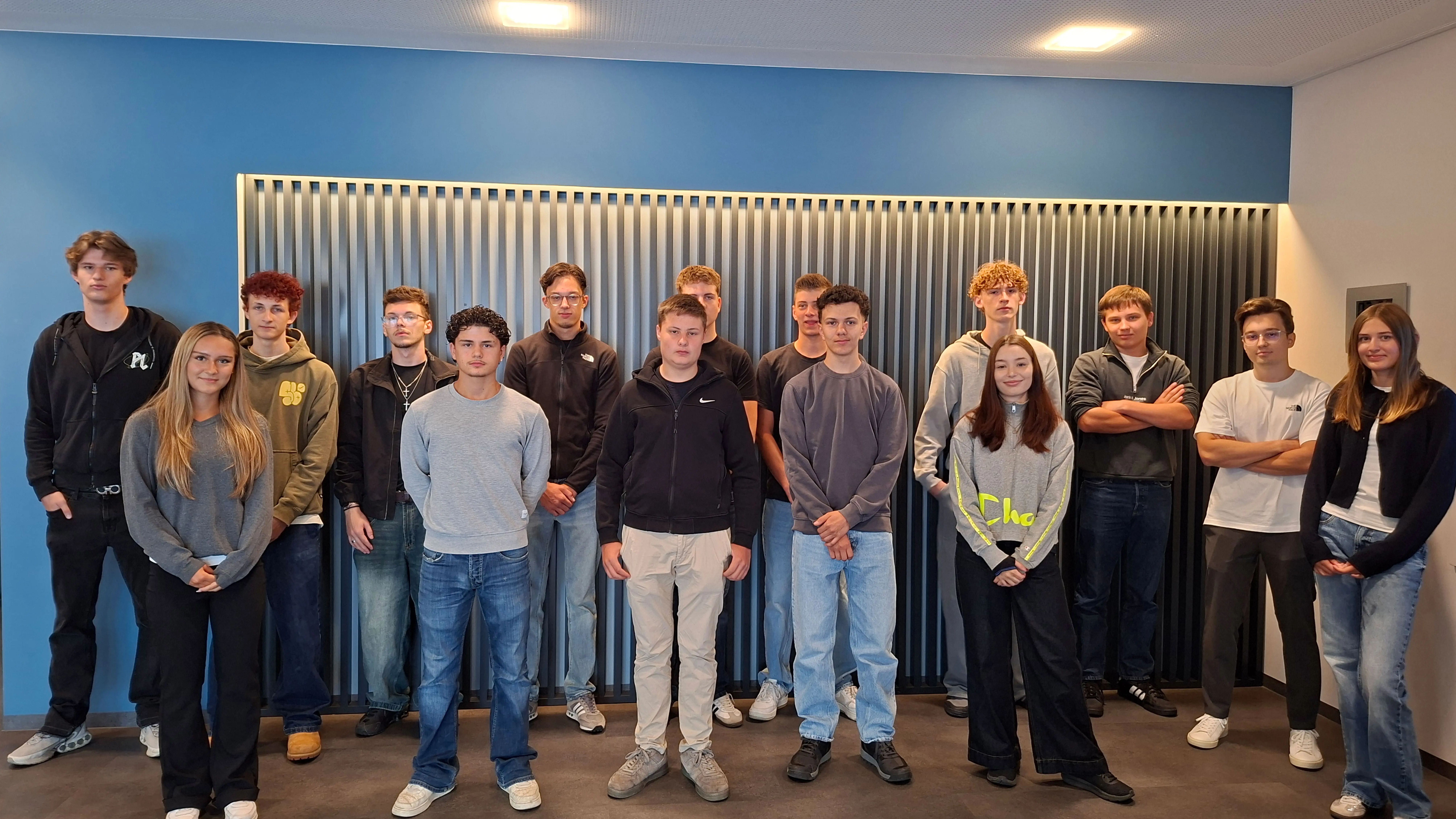 The new apprentices at Hosokawa Alpine