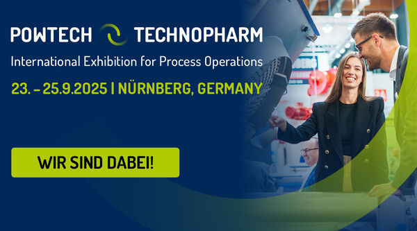 Banner der Powtech Technopharm