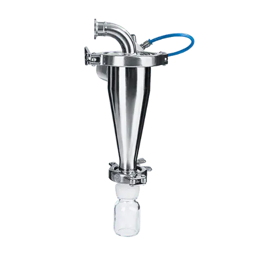 Cyclone accessory for product separation on the Picoline