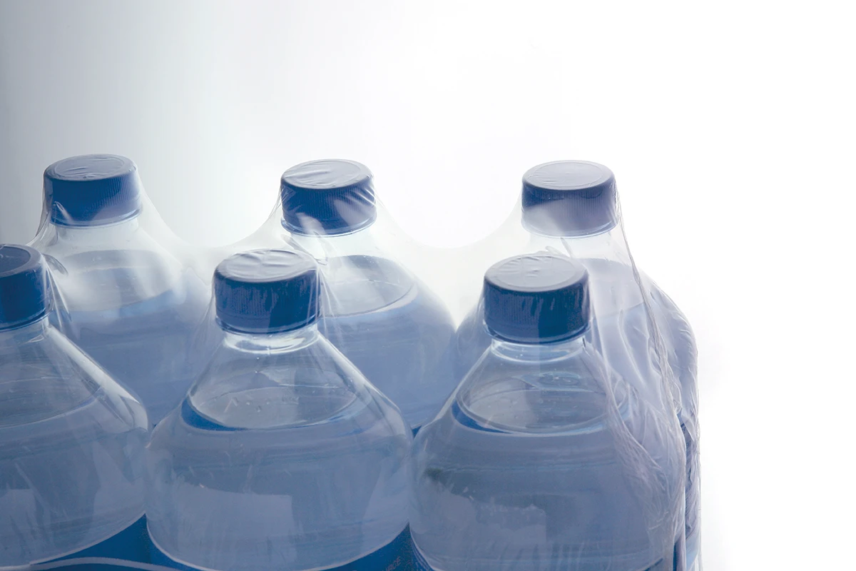 Products in shrink-wrap